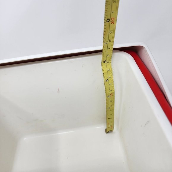 Igloo MiniMate 6 Can Red White Blue Personal Sized Cooler-Lunch Box 90's Vintage - Picture 8 of 11